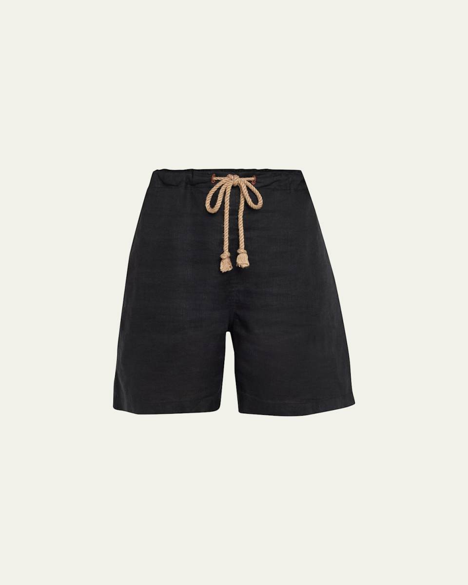 Bloomers Linen Drawstring Shorts